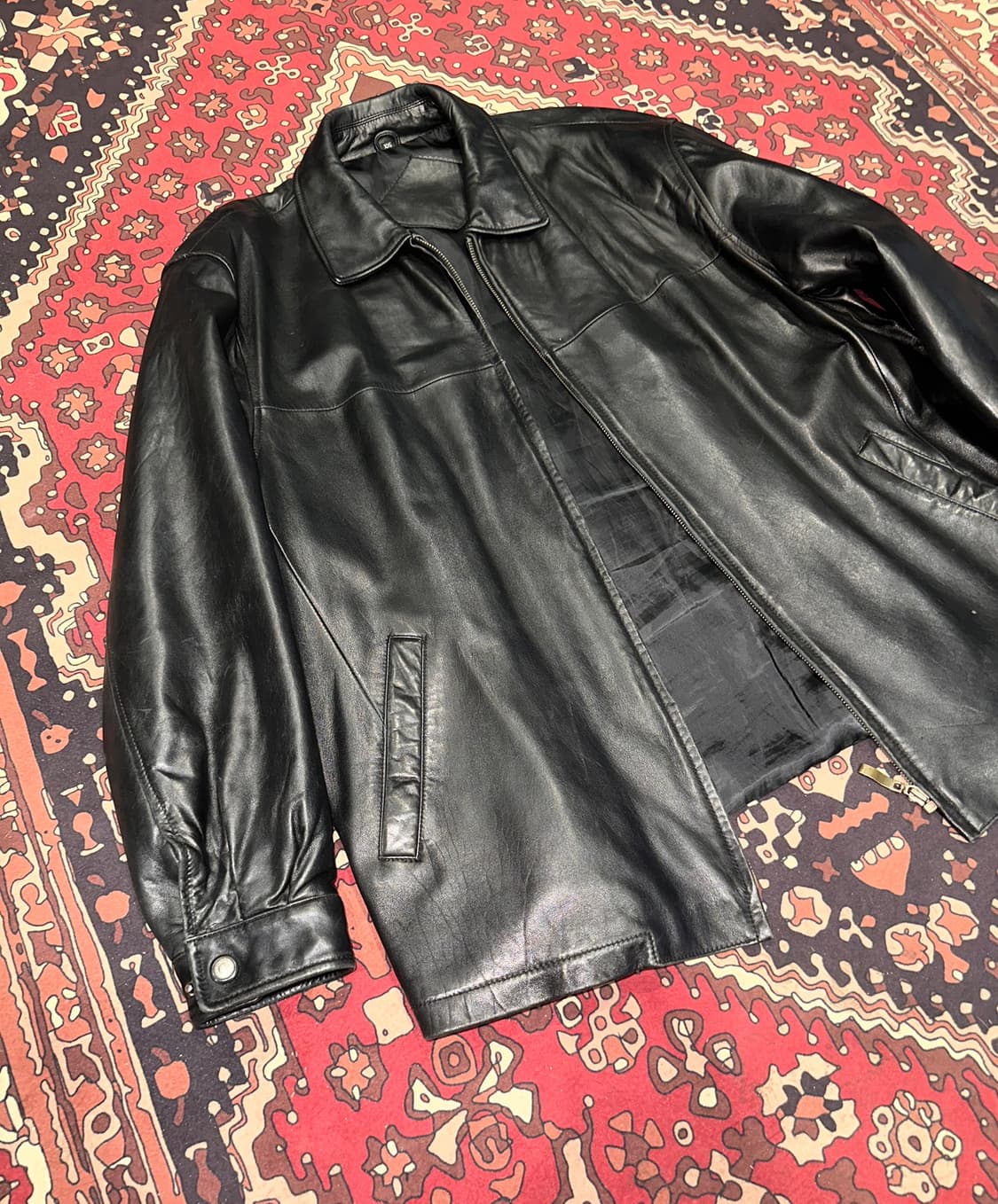 ( 2XL ) 가죽자켓 가죽코트 양가죽자켓 가죽카코트 가죽하프 상품이미지5