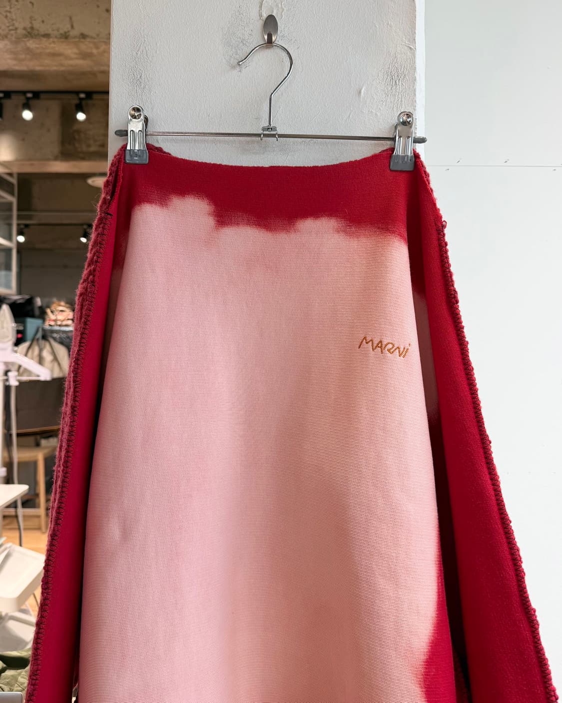 마르니 레드 보트넥 더블다이드 코로션 니트 스웻셔츠 상품이미지3