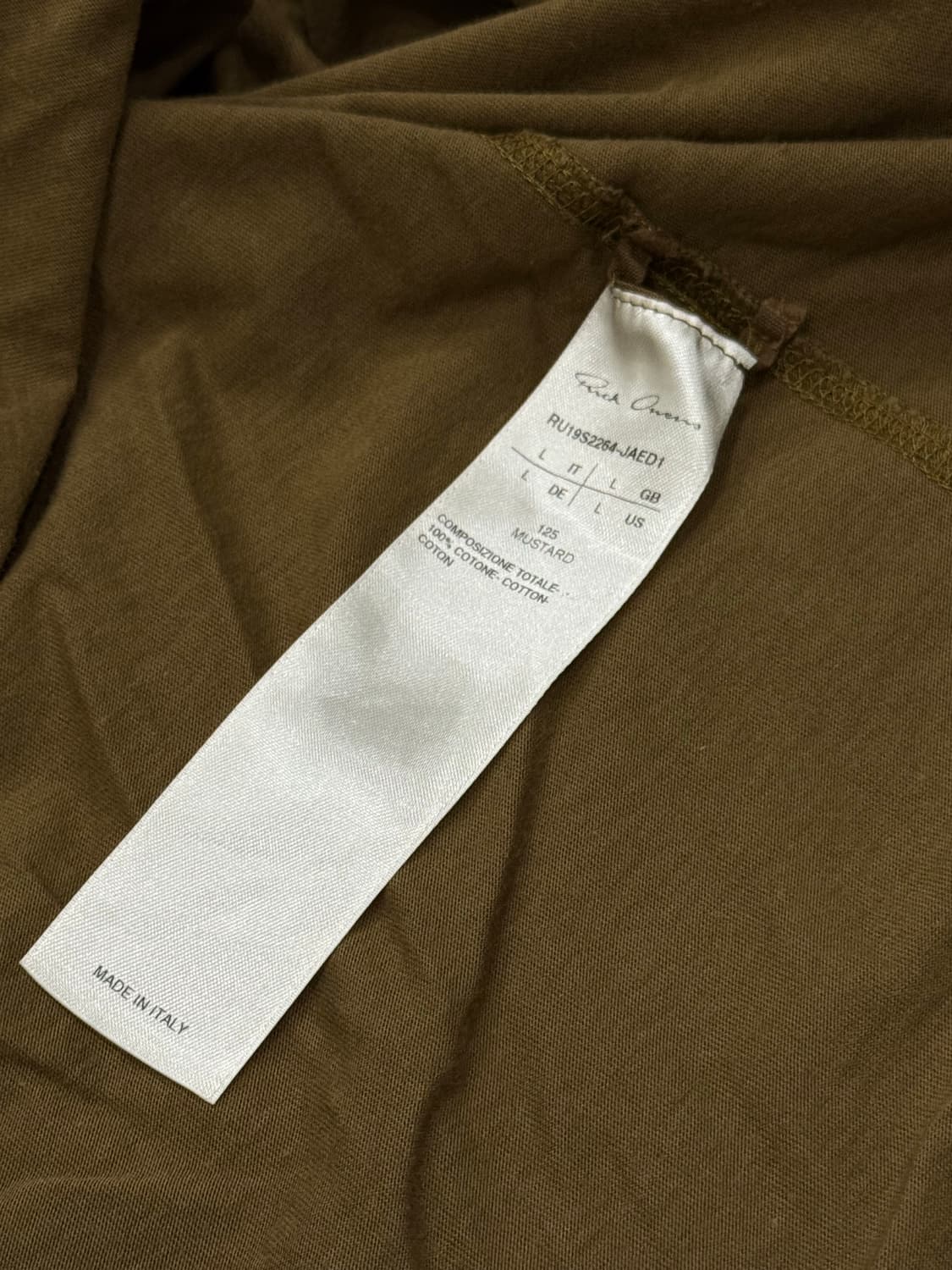 릭오웬스 19ss 제이드 리벳 티셔츠 상품이미지6