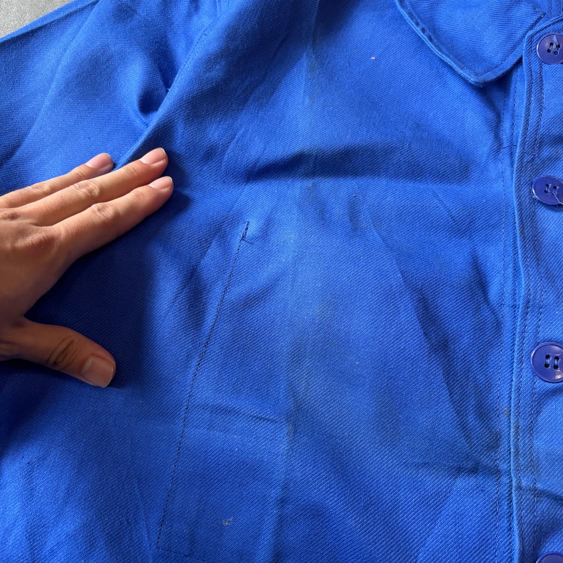 90년대 빈티지 프랑스 생산 프렌치 워크 자켓 상품이미지7