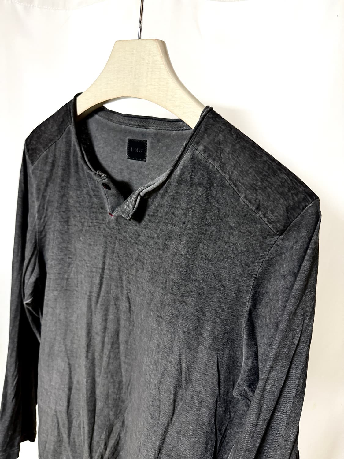 intermezzo 헨리넥 코튼 혼방 워시드 롱슬리브 상품이미지2