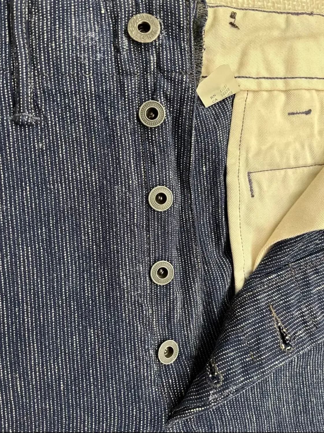 RRL INDIGO BLUE WABASH STRIPED PANTS 상품이미지3