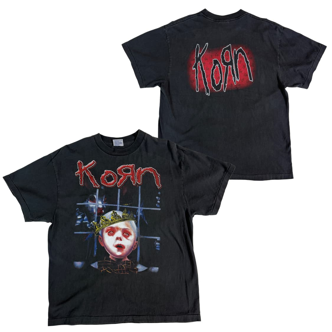 Korn Crowned Child 빈티지 티셔츠 상품이미지1