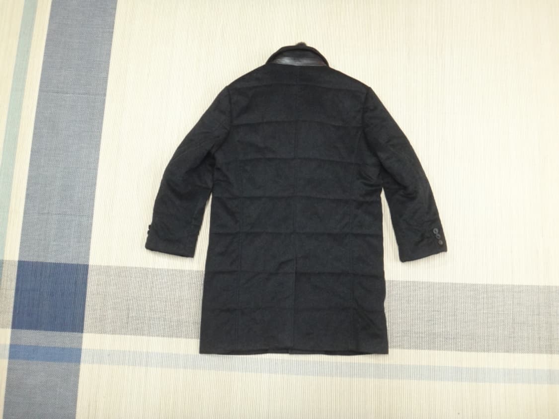 (100) 울시 양가죽배색 캐시미어 혼방 패딩 코트 상품이미지2