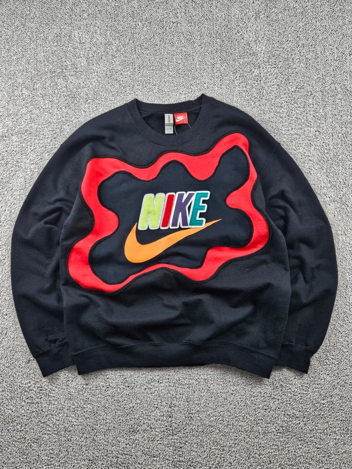 나이키 아플리케 커스텀 로고 맨투맨 스웻 셔츠 ( L ) / 9348 상품이미지1
