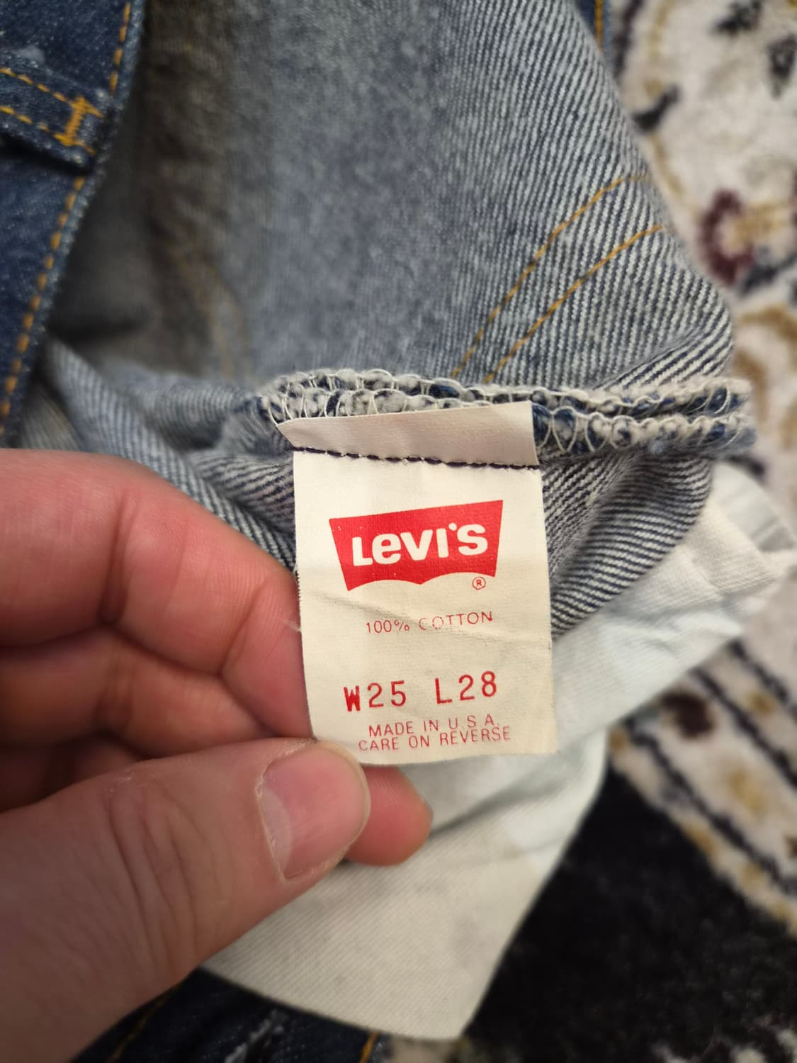 빈티지 리바이스 701 먼로데님 25x28 상품이미지5