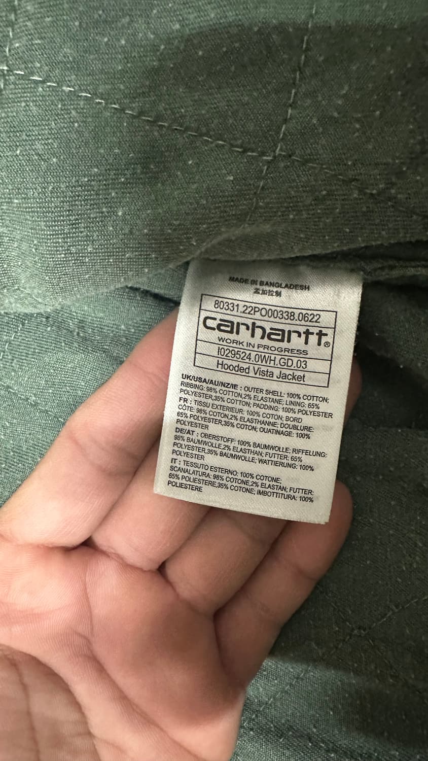 Carhart WIP 칼하트 비스타 후드 자켓 상품이미지5