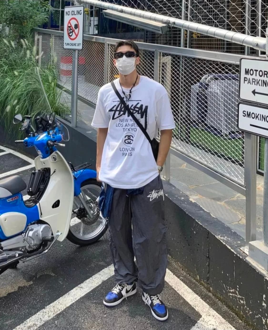 L 나이키 스투시 비치 팬츠 오프느와르 상품이미지2