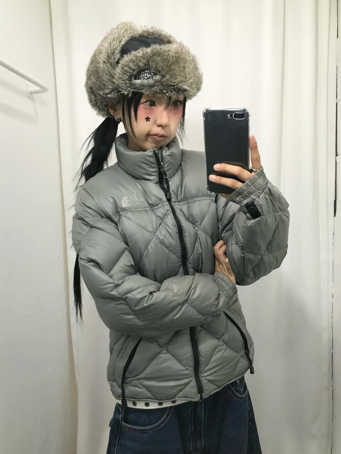 The North Face quilted padding 상품이미지4