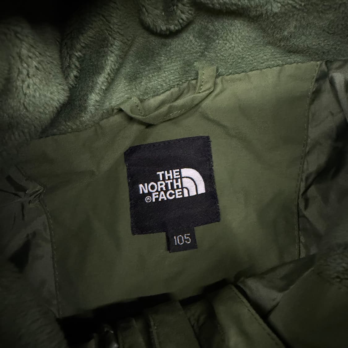 [정품/XL] 노스페이스 하이벤트 후드 야상 카키 바람막이 자켓 상품이미지5
