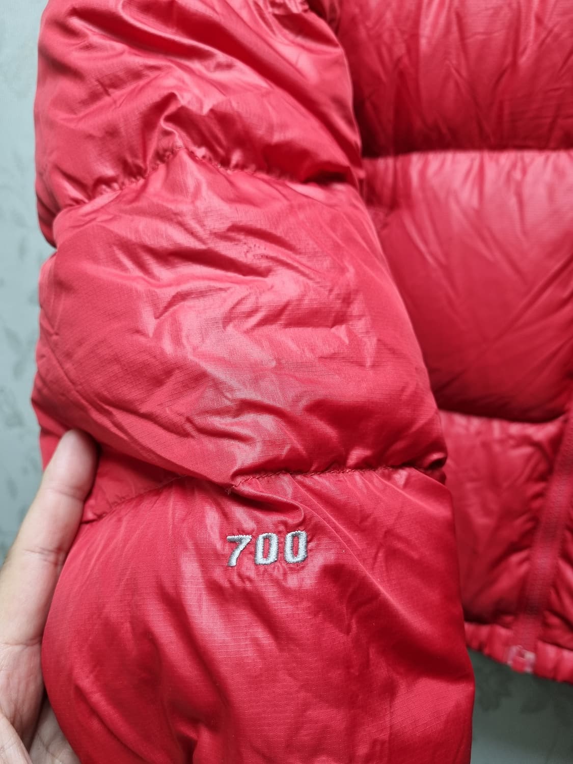 [남95] 노스페이스 눕시패딩 검빨 상품이미지5