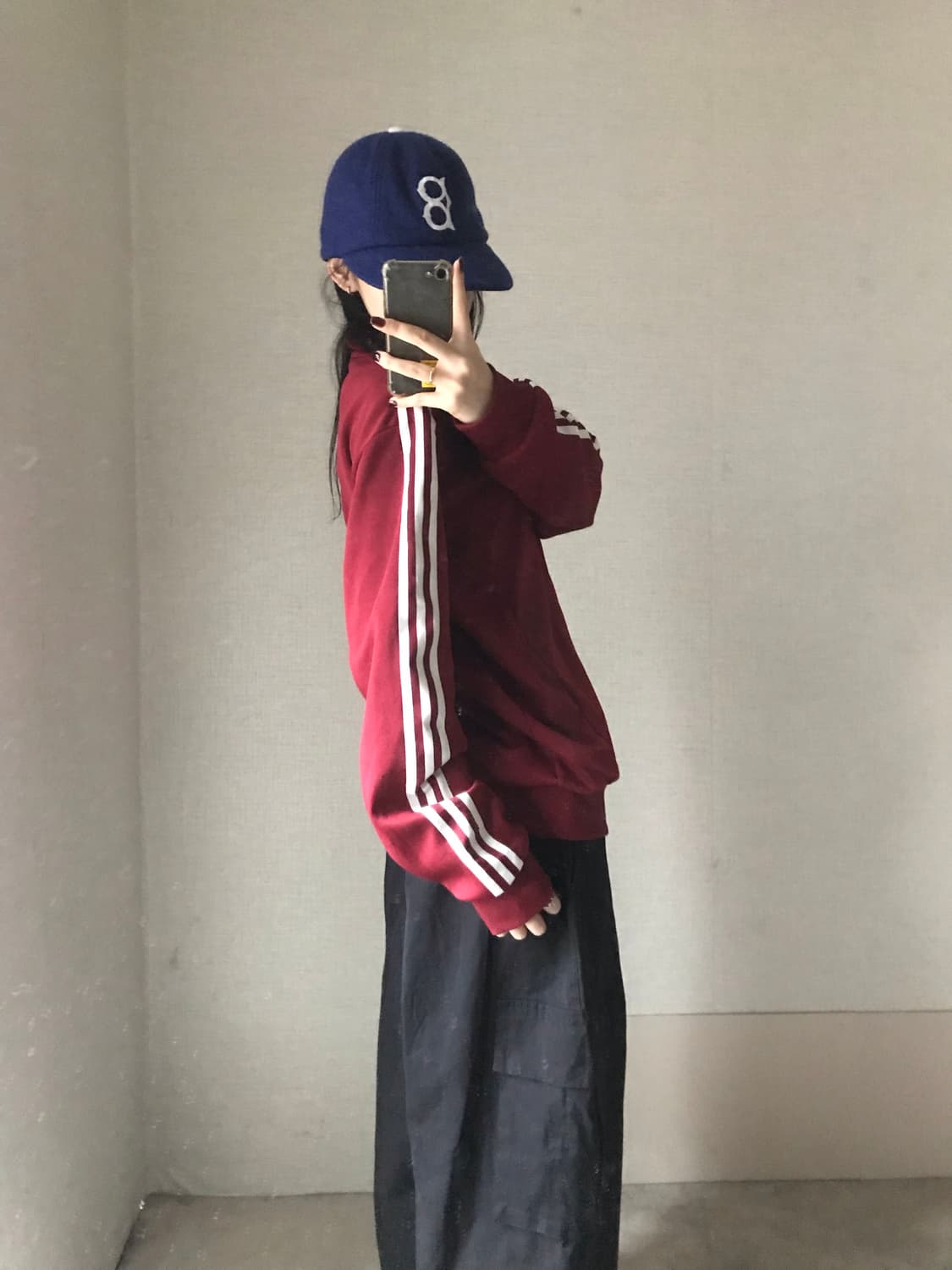 아디다스 00s 버건디 트랙탑 상품이미지5