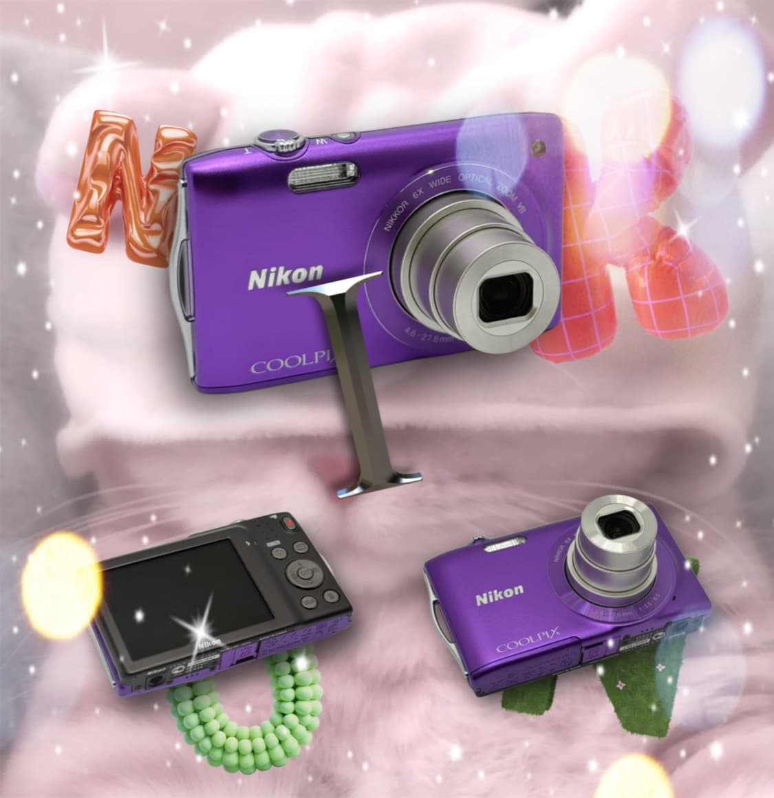 [사나디카&뽀용!] 니콘 쿨픽스 S3300 디지털카메라 상품이미지1