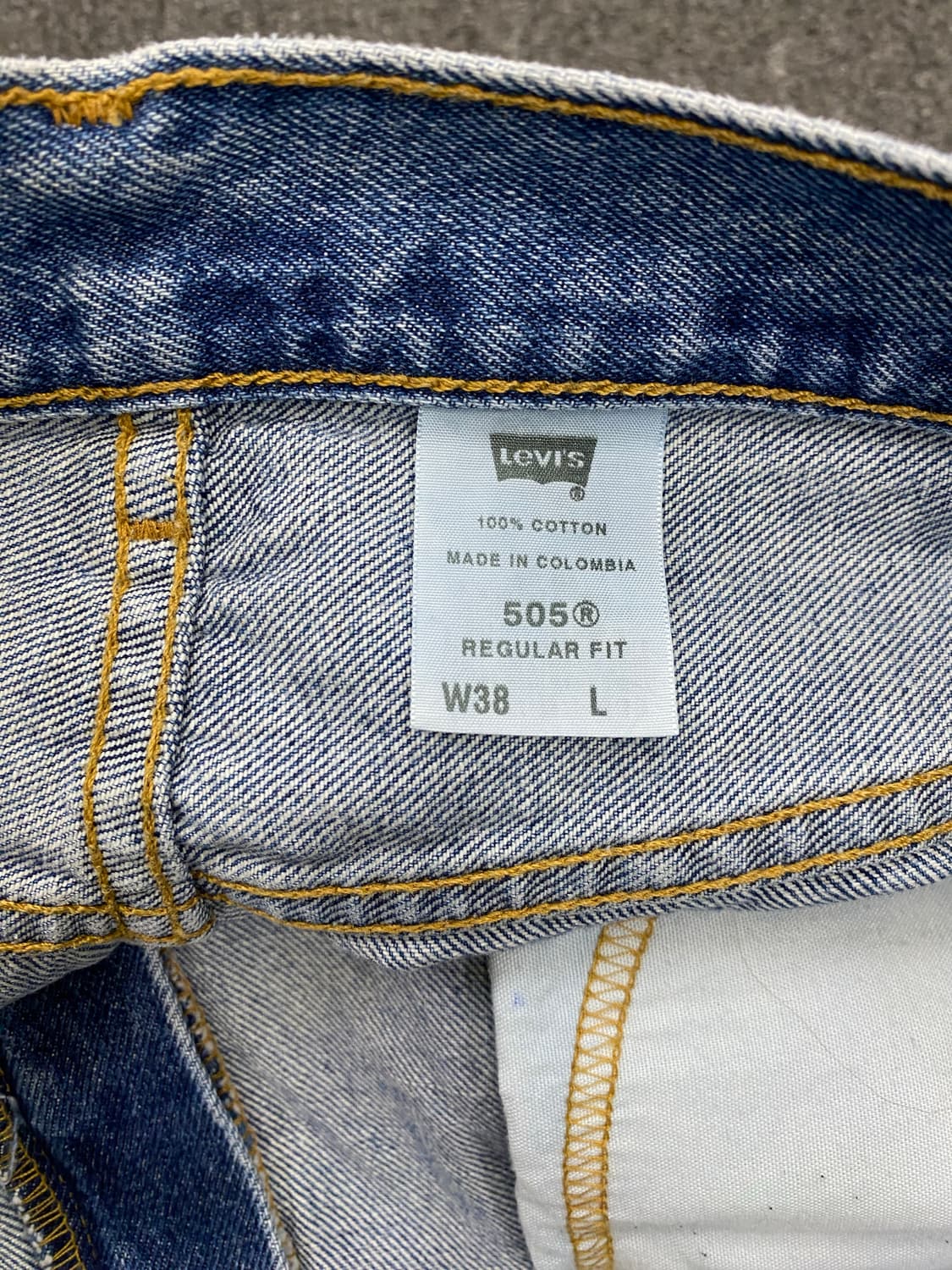 00s Levis 리바이스 505 데님 쇼츠 상품이미지4