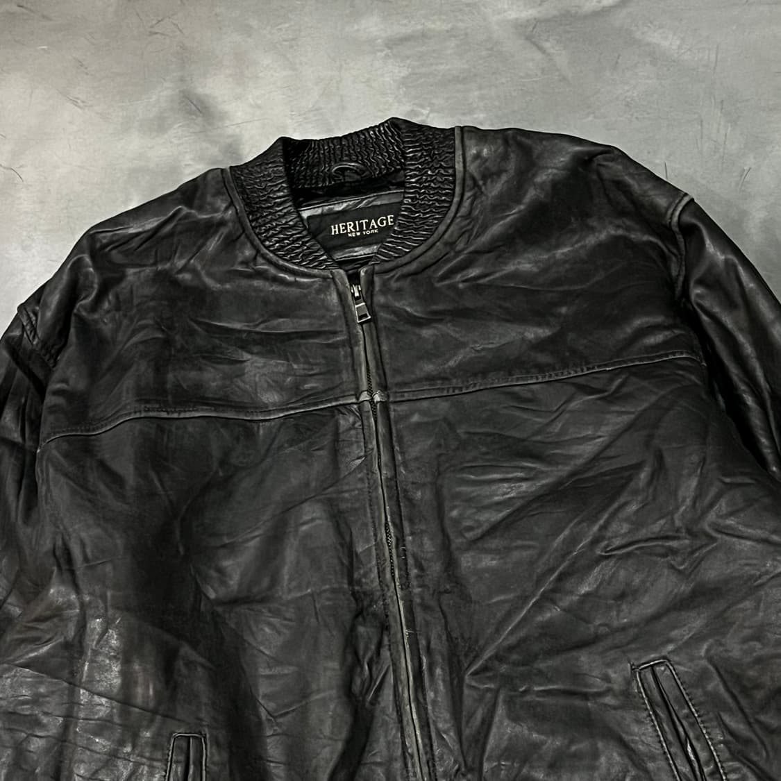  헤리티지 레더 블루종 y14900 상품이미지3