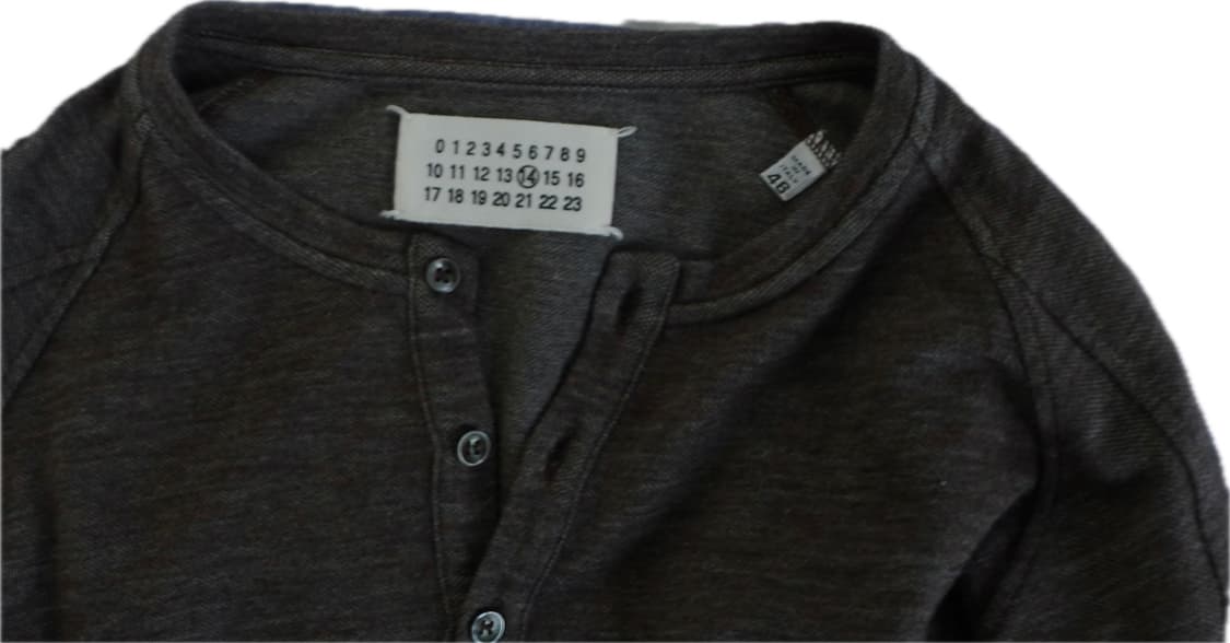 margiela henley neck long sleeve 상품이미지2