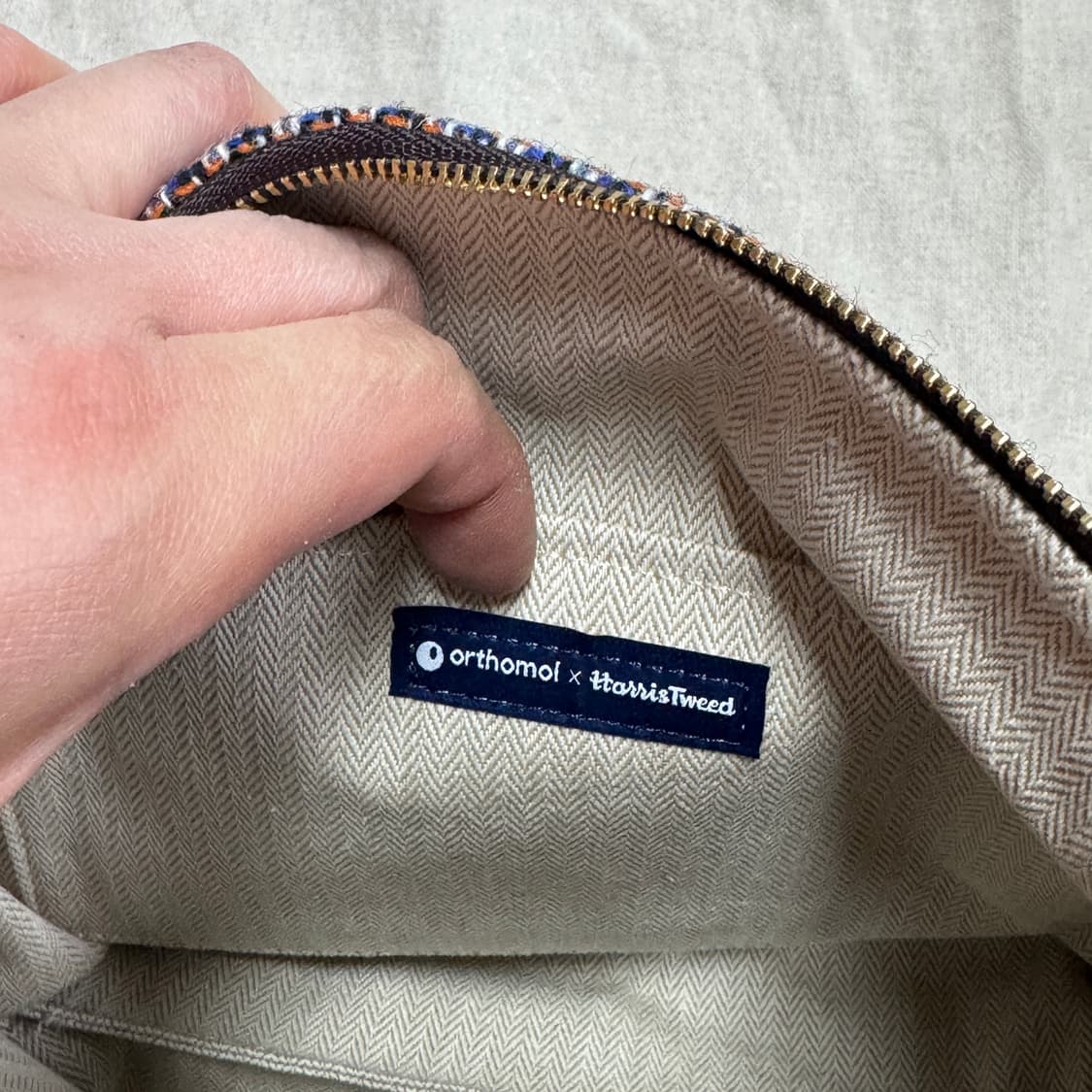 해리스 트위드x오쏘몰 미니 토트백 상품이미지5