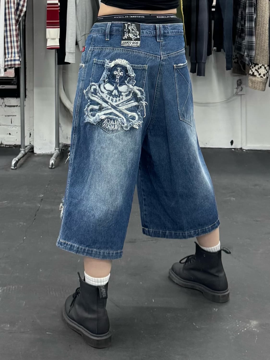 도그타운 스컬패치 데님팬츠 상품이미지1