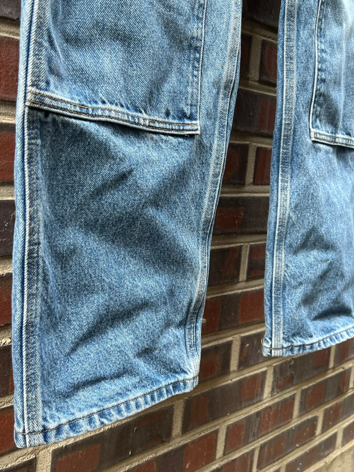 [34x32] 칼하트 B73 DST 더블니 데님 워크팬츠 덩가리핏 상품이미지6