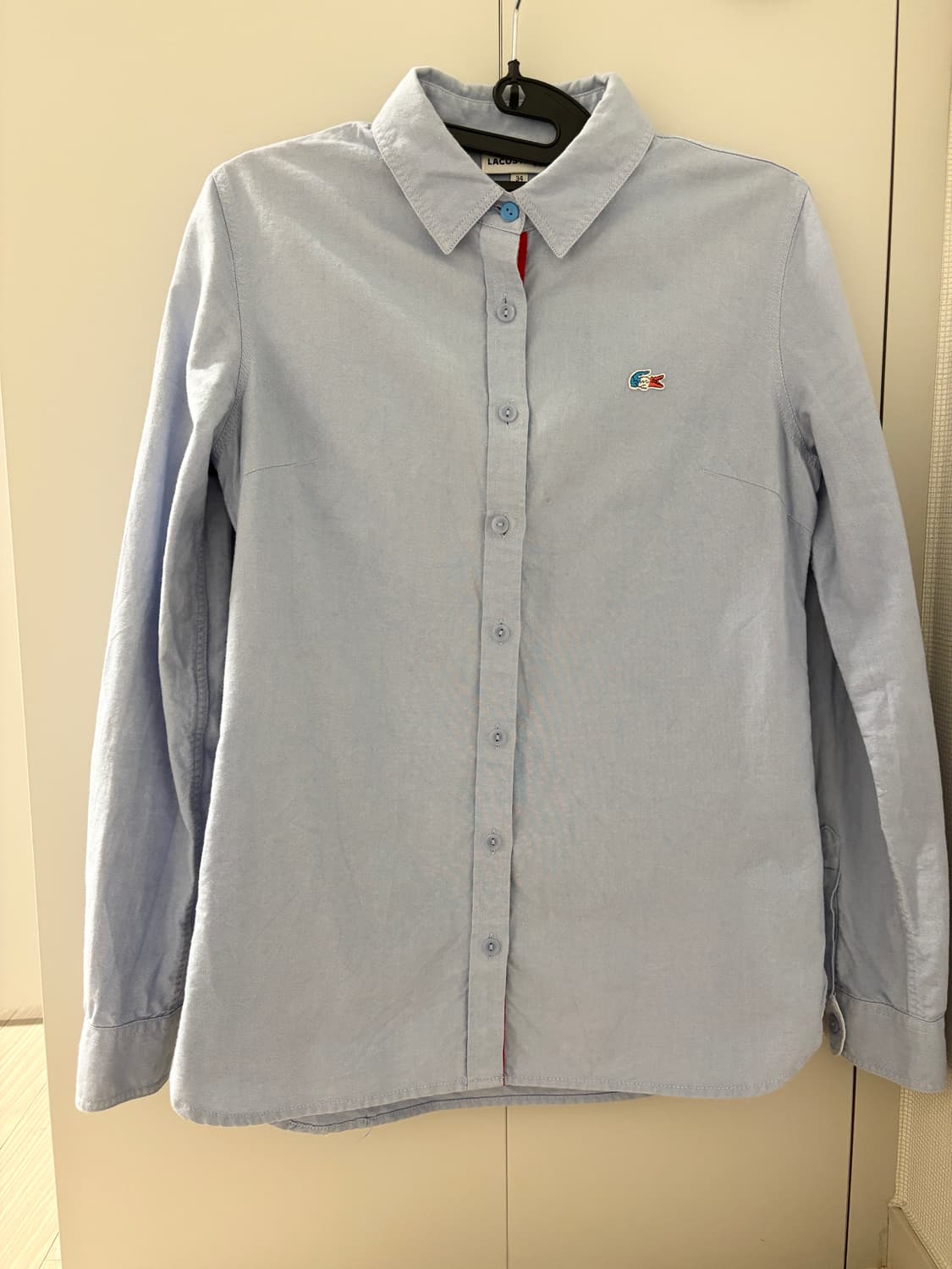 라코스테 여성 셔츠 34 하늘색 상품이미지1