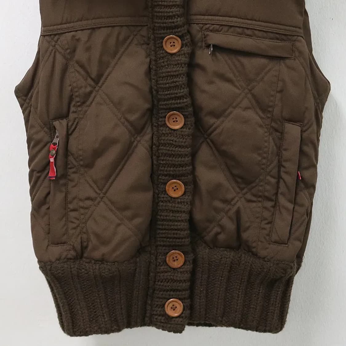 RAPUA 브라운 패딩 베스트 61187 상품이미지4