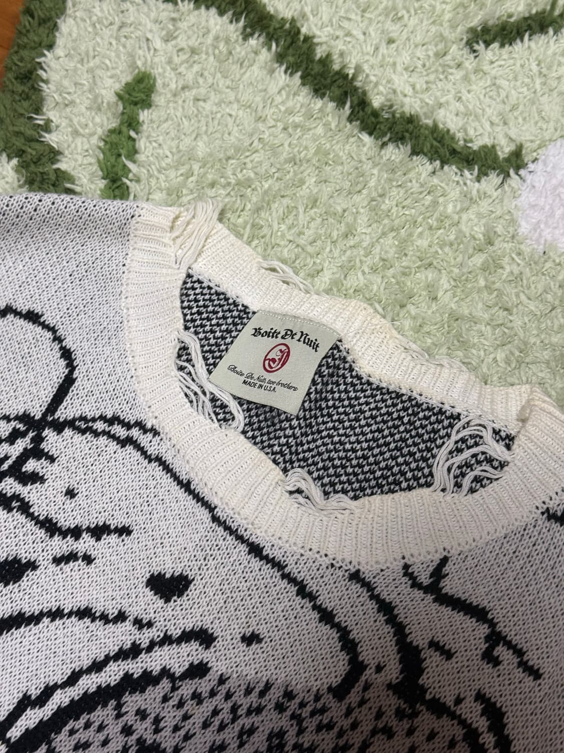 나이트클럽 X 준 이나가와 콜라보 니트 상품이미지4