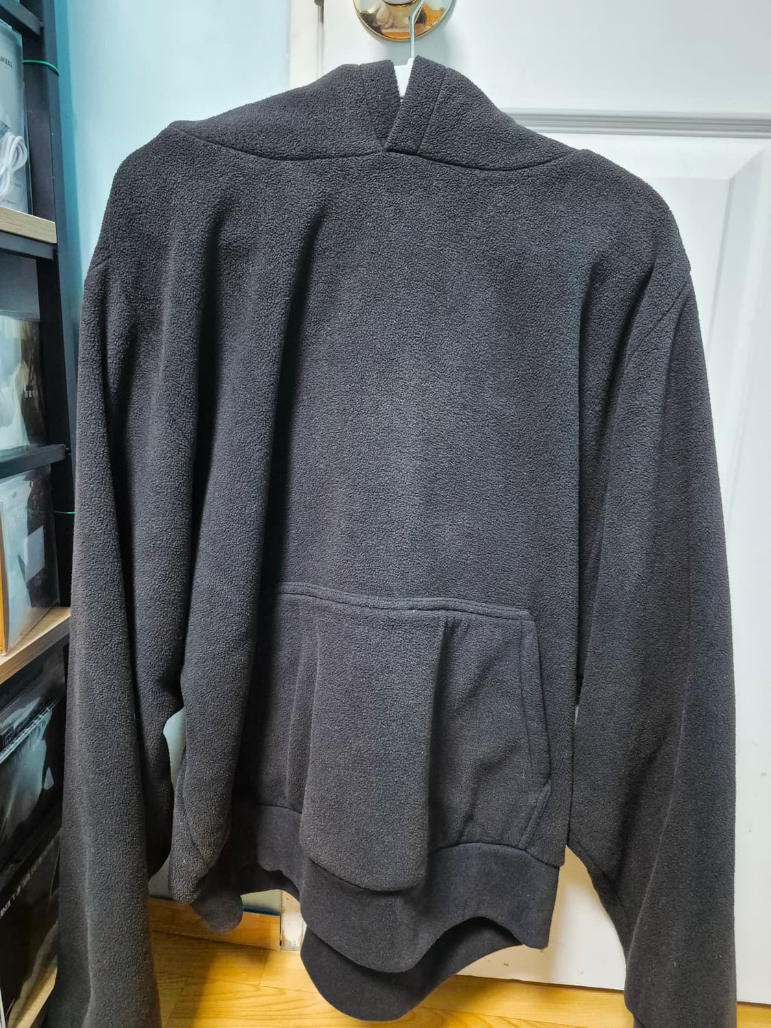 이지갭 폴라 플리스 후드 블랙 상품이미지2