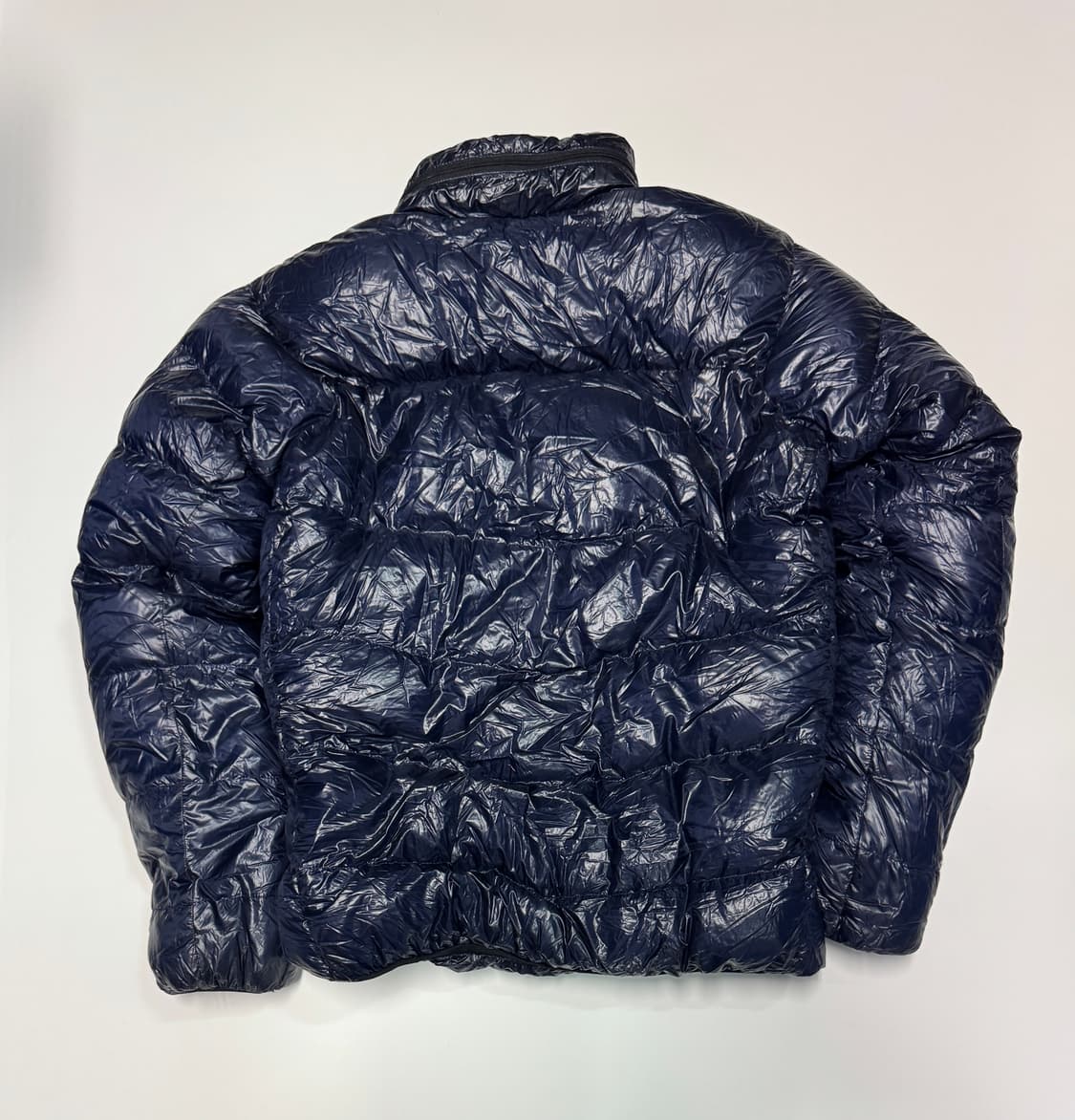 여성 닥스 daks 골프 구스다운 네이비 유광 후드 패딩 상품이미지4