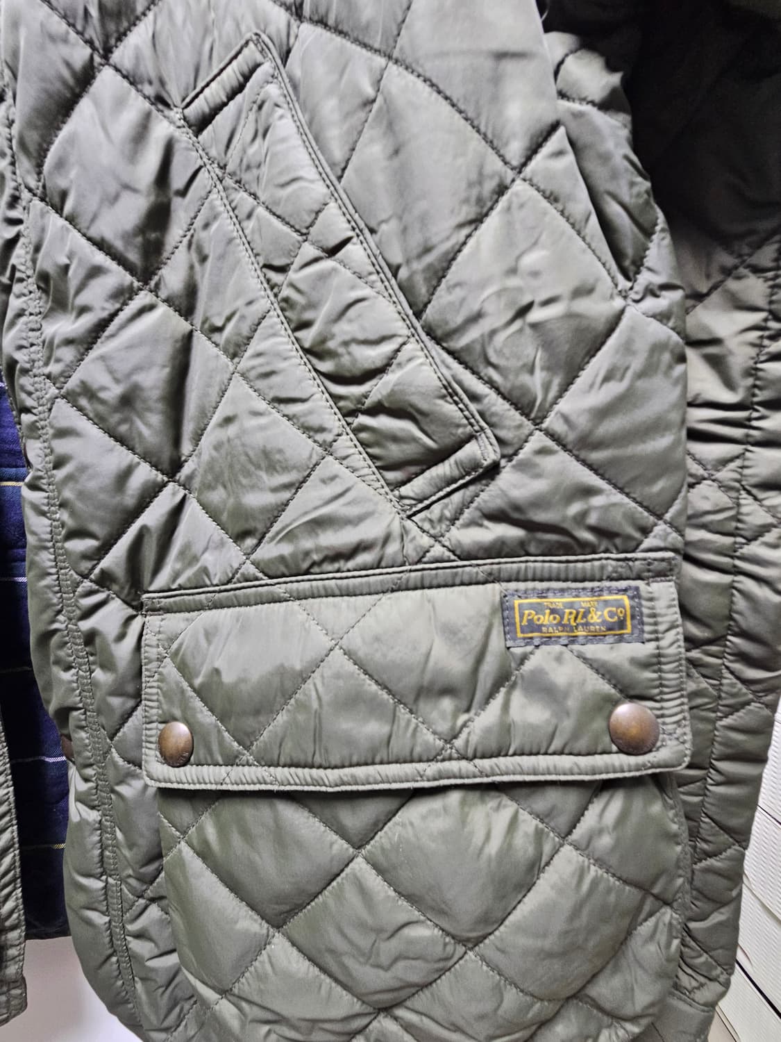 폴로 랄프로렌 퀄팅 자켓 L 상품이미지4