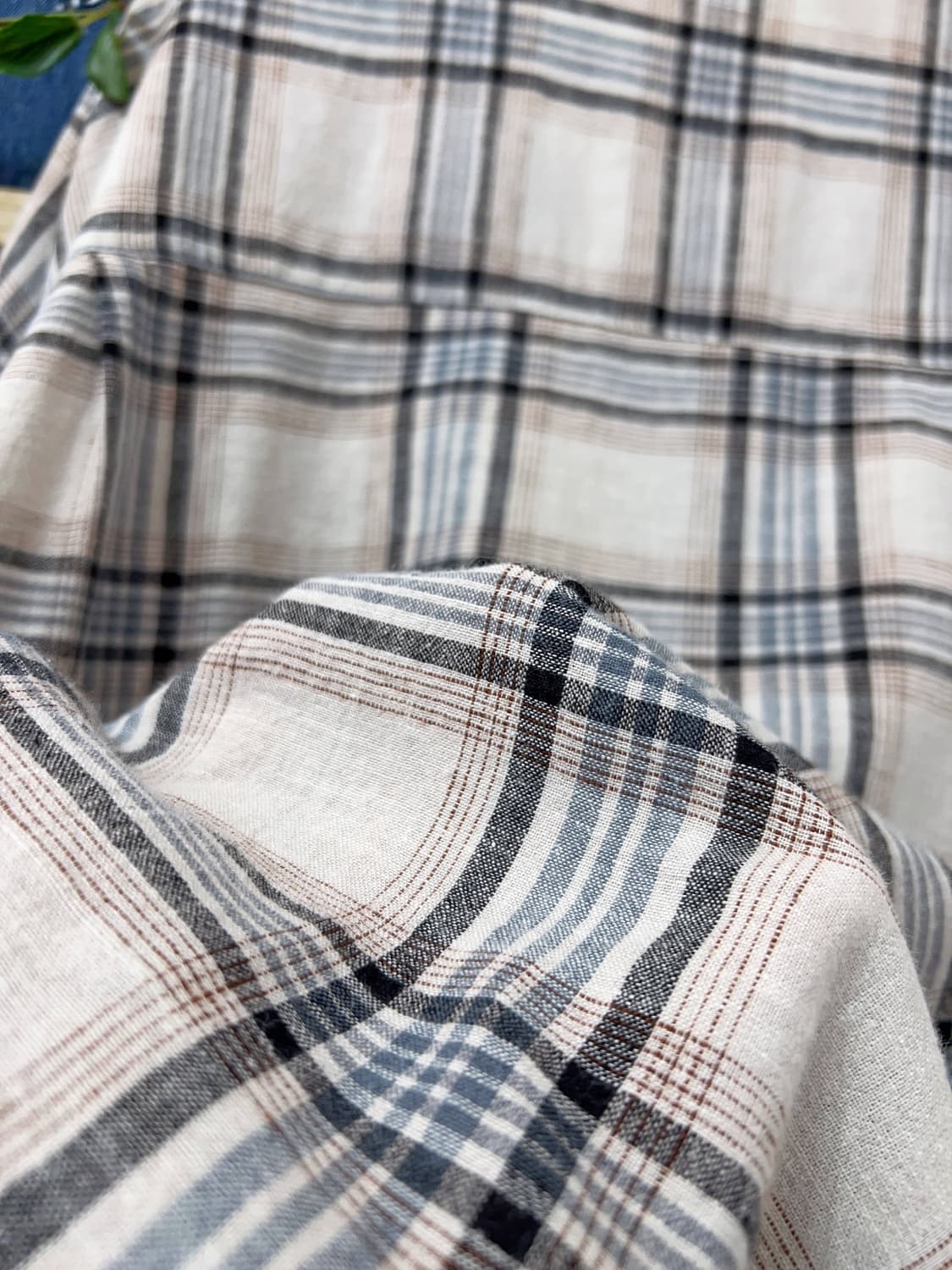 👧🏻WEGO     Oversized Checkered Shirt  상품이미지10
