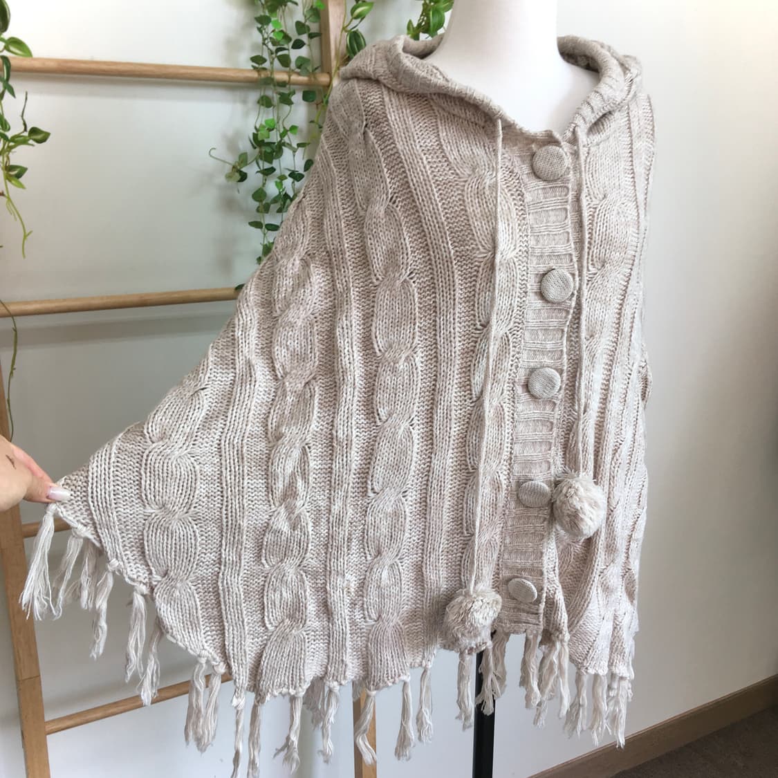 JPN/ 사와코케이프 모리걸케이프 후드케이프 폼폼케이프 상품이미지4