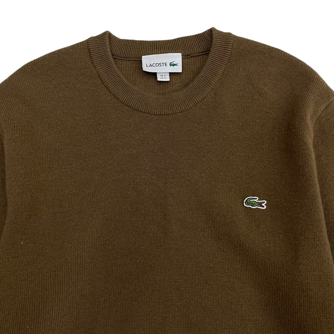 라코스테 미니로고 브라운 니트 S 상품이미지4