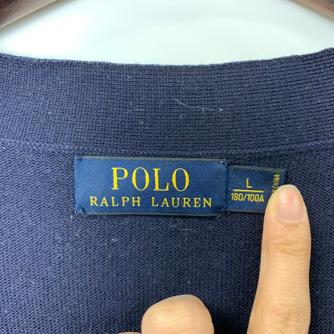 폴로 랄프로렌 신형 네이비 니트 가디건 상품이미지6