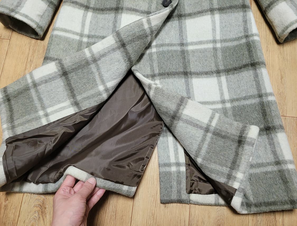 러브패리스(Loveparis) 체크 울코트 55 새상품 상품이미지6