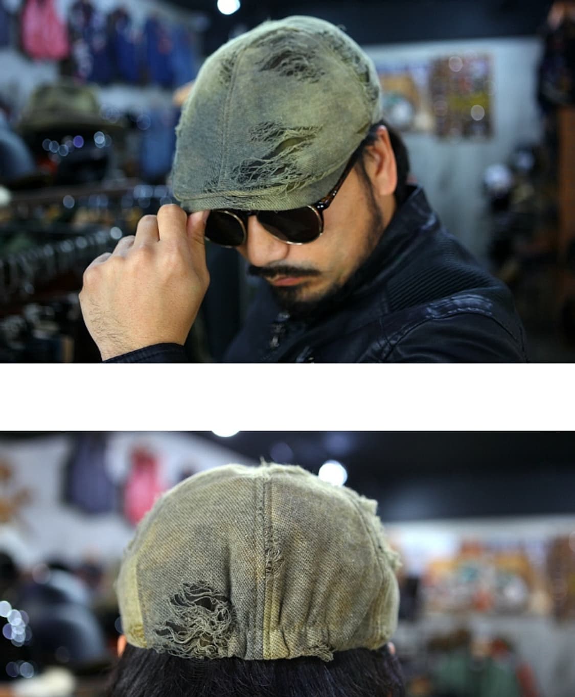 누더기 헌팅캡  상품이미지1