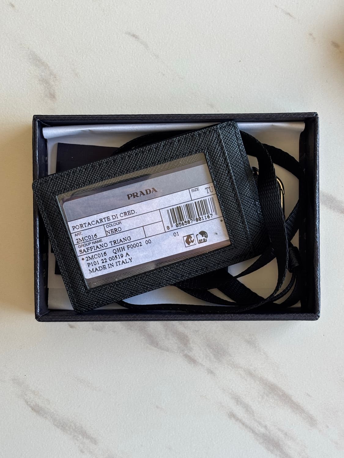 프라다 카드지갑 목걸이형 (블랙 은장) 상품이미지2