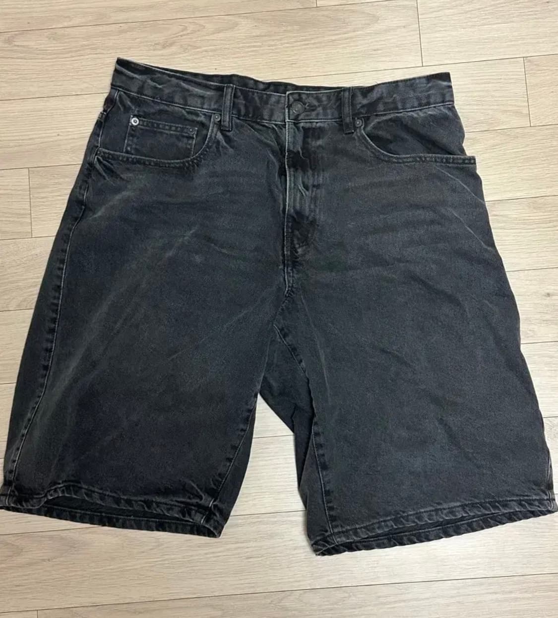 자라 흑청 버뮤다팬츠 상품이미지1