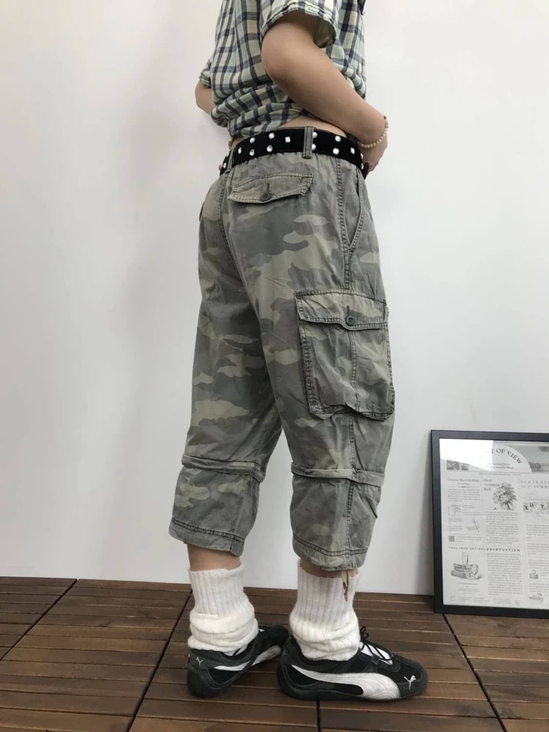 Uniqlo Camo Cargo Zip Pants 2Way 상품이미지2