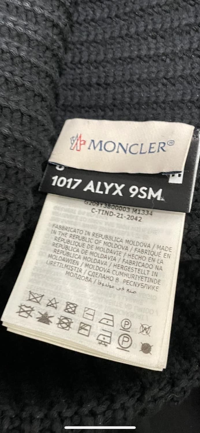 몽클레어 x 1017 ALYX 9SM 니트비니 상품이미지3