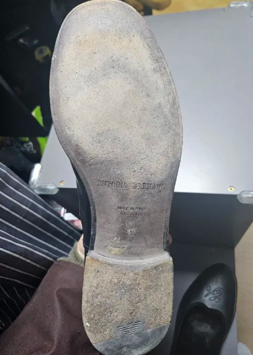 (8M) 엠포리오 아르마니 첼시부츠 상품이미지4