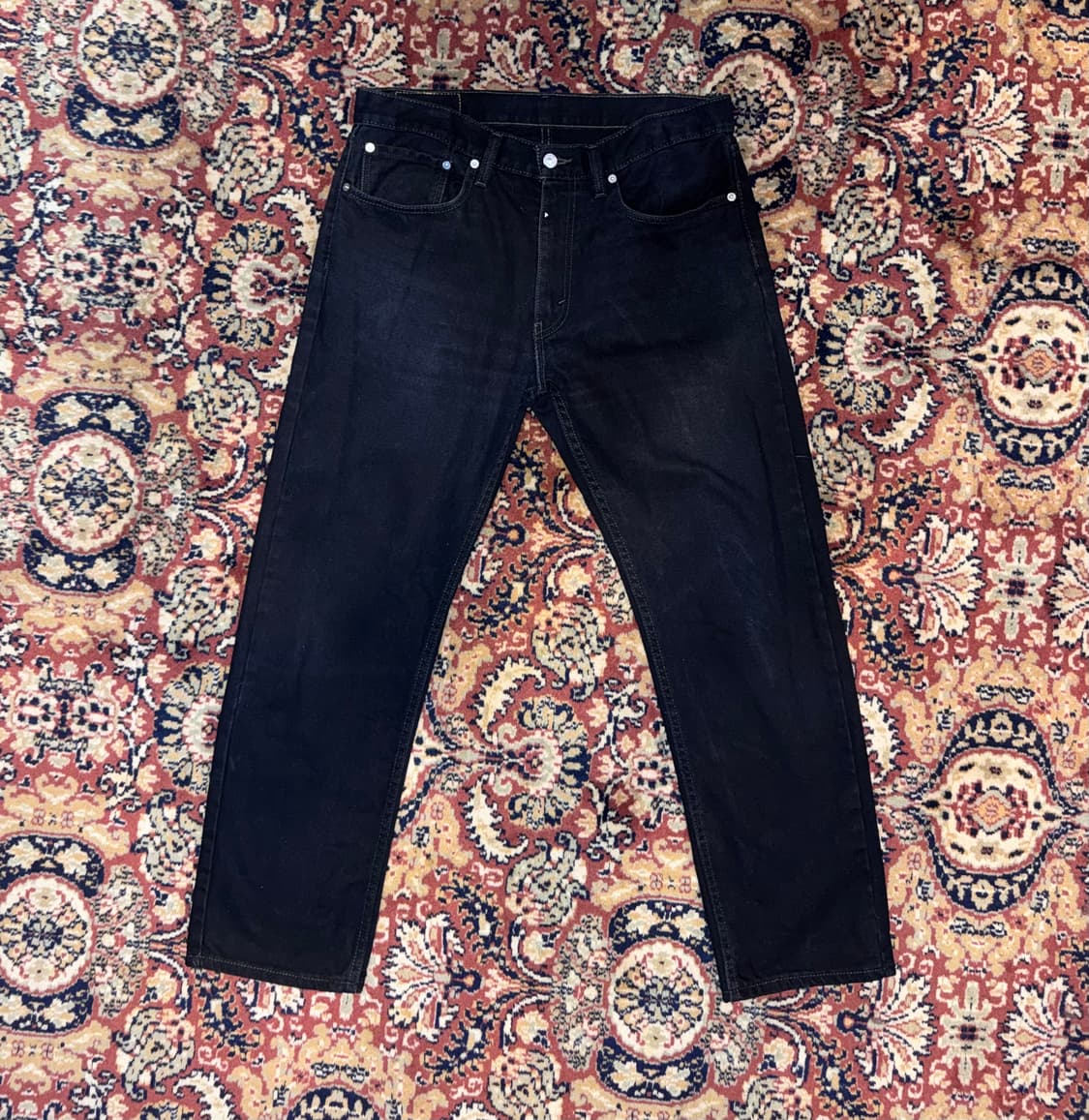 빈티지 리바이스 505 블랙 진 데님 34 (661) 상품이미지1