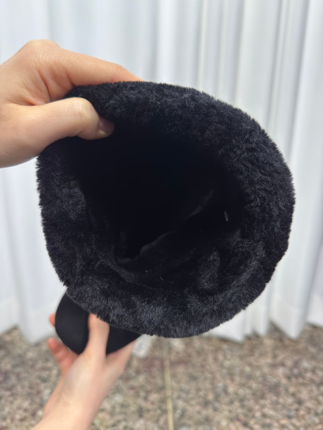 glitter star wrinkle fur boots 상품이미지8