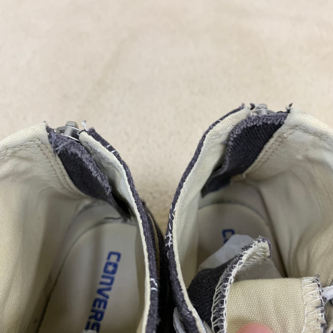 컨버스 올스타 하이 백지퍼(270/블랙) 스니커즈 캔버스화 남자운동화 상품이미지6