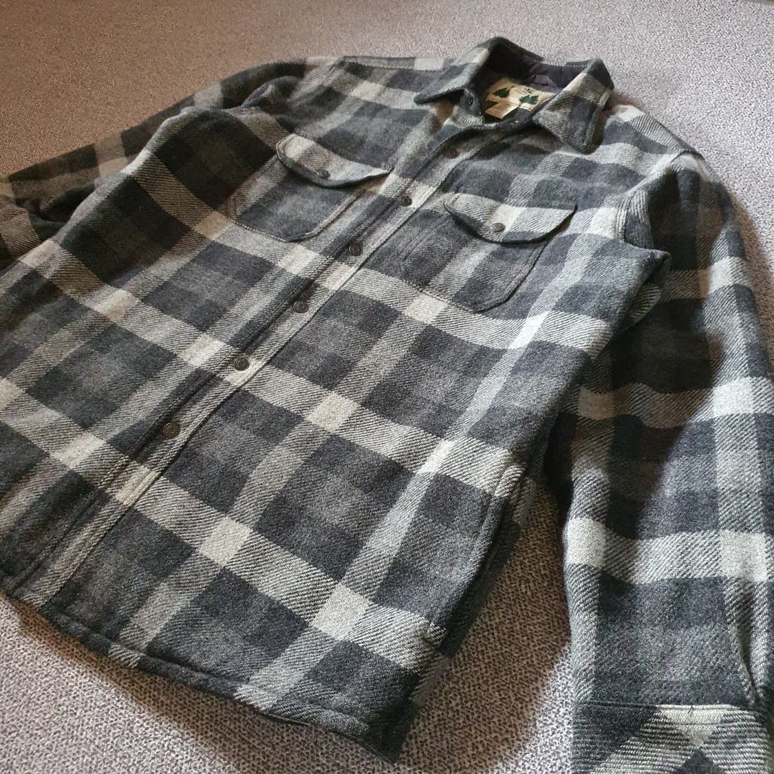 00s L.L.Bean 버팔로 체크 플란넬 셔츠 자켓 상품이미지2