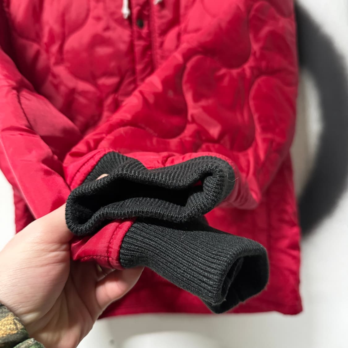 17FW 슈프림 퀼티드 라이너 후드 자켓 상품이미지4