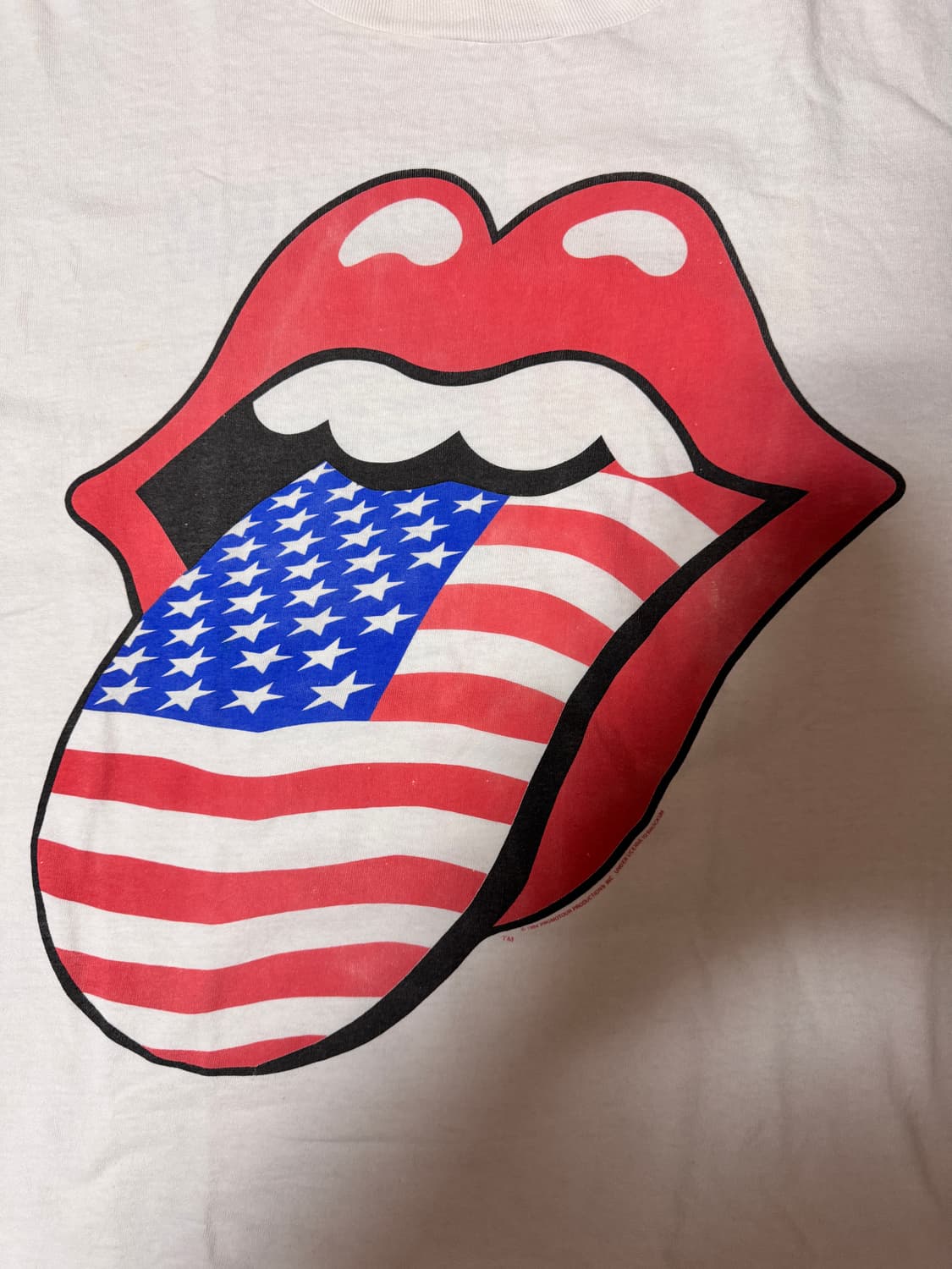 [XXL] 90s 롤링스톤즈 Voodoo Lounge 투어 밴드티 상품이미지3