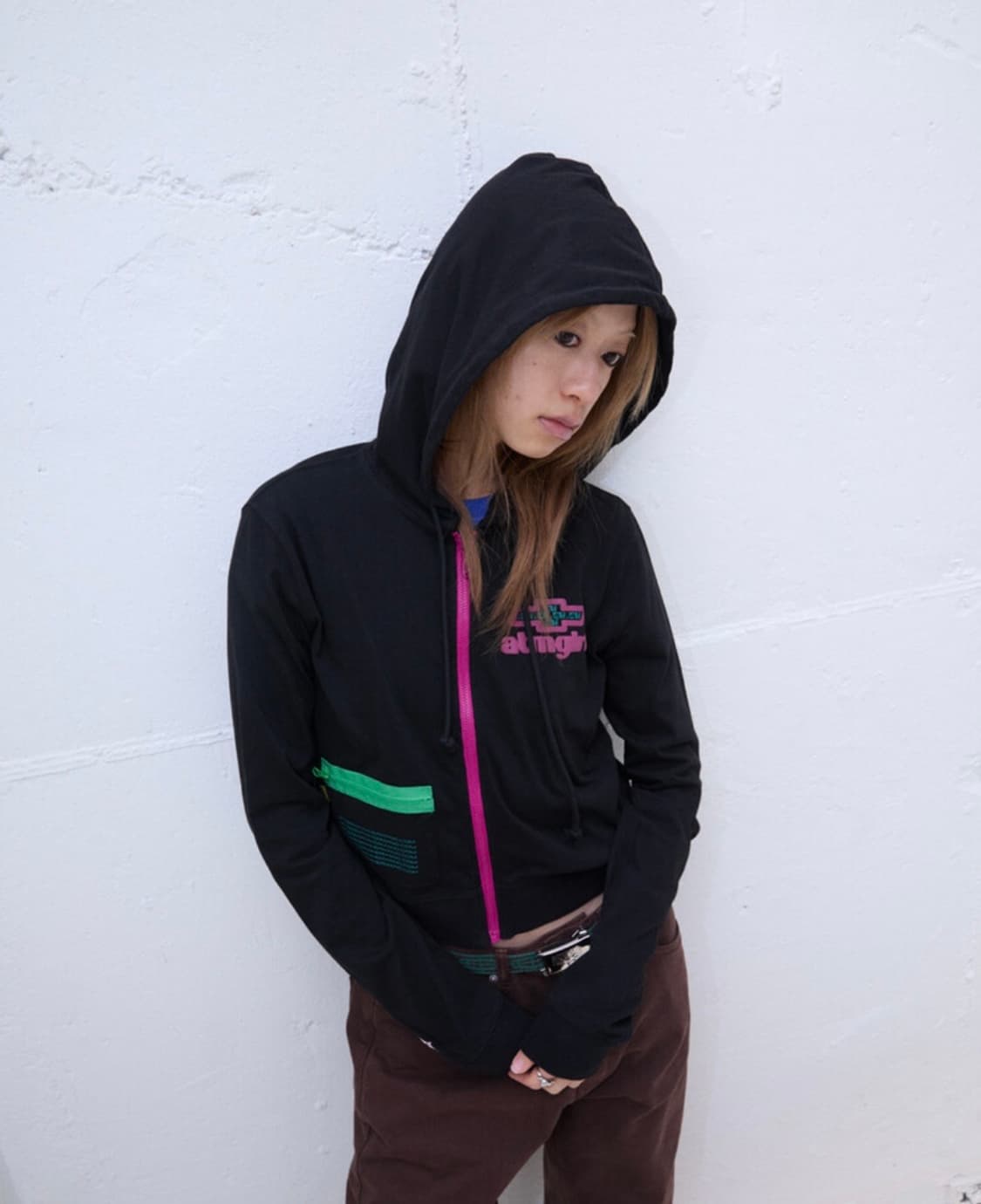 AFTERMATH W ATM GIRL ZIP HOODIE 상품이미지1