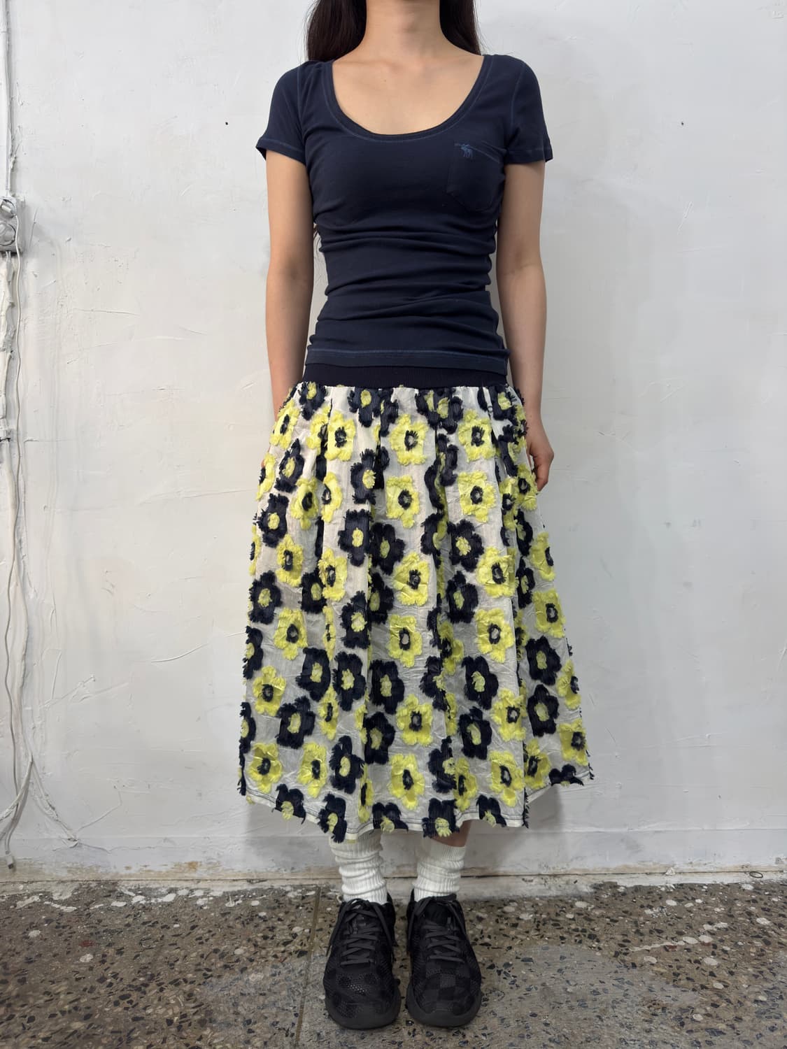 flower banding skirt 상품이미지1