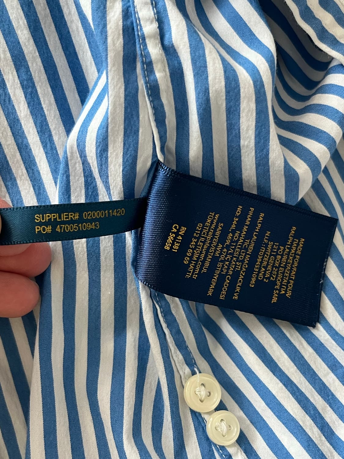 폴로 여성 셔츠 (슬림핏) 상품이미지3