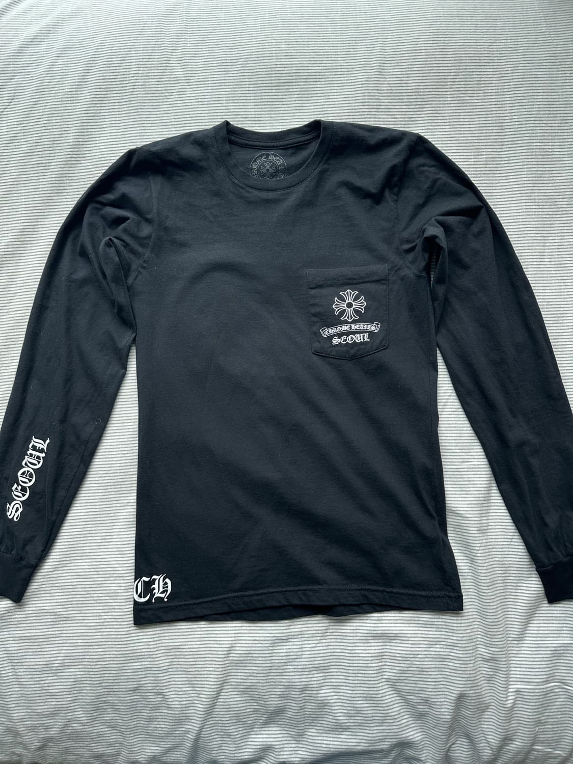 크롬하츠 롱슬리브 긴팔티 서울 한정판 S 상품이미지2